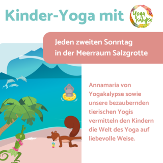 Kinder-Yoga in der Meerraum Salzgrotte