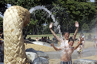 Wasserspaß im Volkspark pausiert vorübergehend