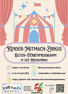 Kinder Mitmach Zirkus in den Osterferien Kinder-Mitmach-Zirkus