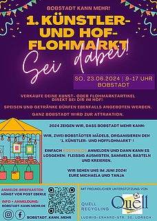 1. Künstler- und Hofflohmarkt