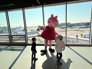 Frankfurter Flughafen feierte Frühlingserwachen