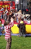 Spielmobil des Abenteuerspielplatz Riederwald in Sachsenhausen