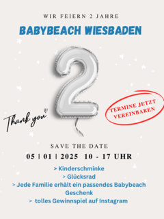 Babybeach Wiesbaden feiert 2-jähriges Jubiläum