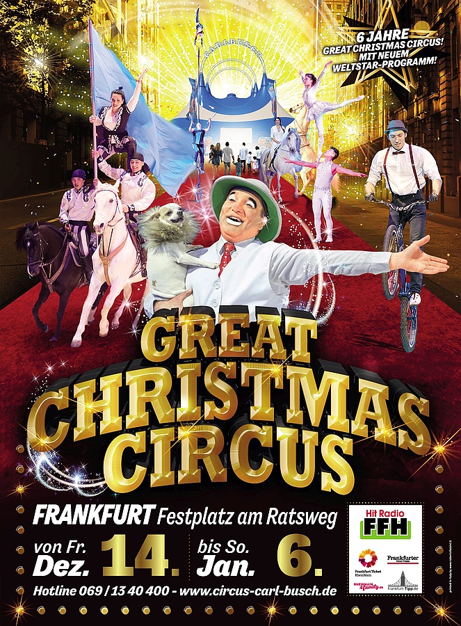 Entdeckt die Veranstaltung Great Christmas Circus in Frankfurt