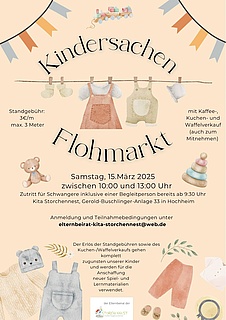 Kindersachenflohmarkt  (veranstaltet vom Elternbeirat)