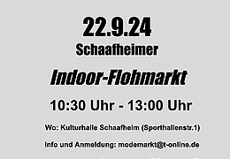 Indoorflohmarkt und Babybasar