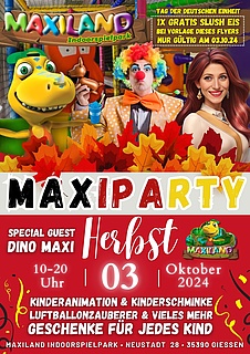 Herbstparty im Maxiland Indoorspielplatz Giessen