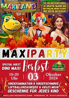 Herbstparty im Maxiland Indoorspielplatz