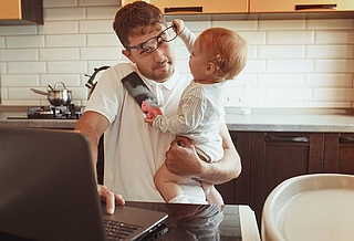 Home Office mit Kindern