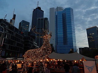 CityXmas: Einer der ersten Weihnachtsmärkte in Hessen wurde eröffnet