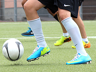 Fußballturnier auf dem neuen Bolzplatz Schönhof