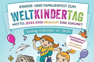 Weltkindertagsfest 2023: Ein Tag voller Spaß und Rechte auf dem Schlossplatz in Wiesbaden