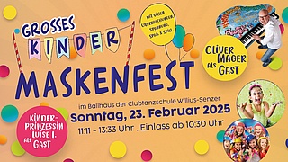 Grosses Kindermaskenfest