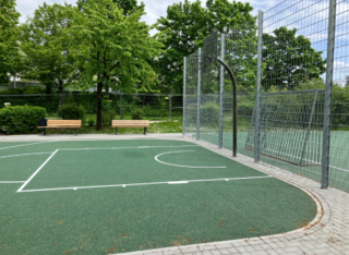 Neuer Bolzplatz und Streetballfläche in Frankfurt-Praunheim abgeschlossen