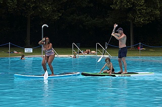 Das FamilienSportFest präsentiert Sport zu Land, zu Wasser und in der Luft